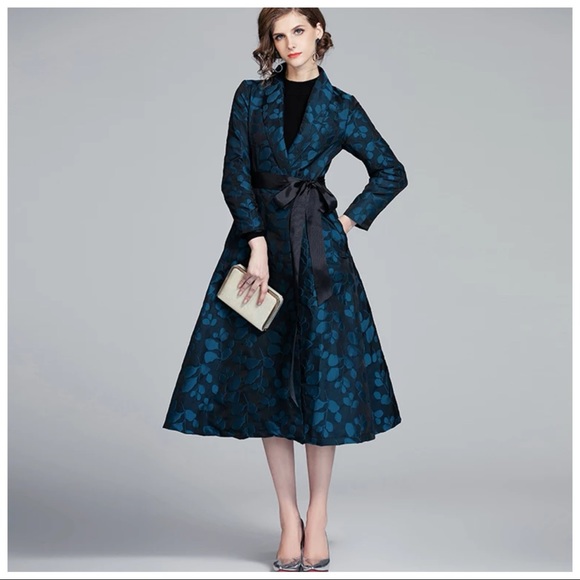 Textured Teal & Black JacketThe Sanah - Picture 3 of 10